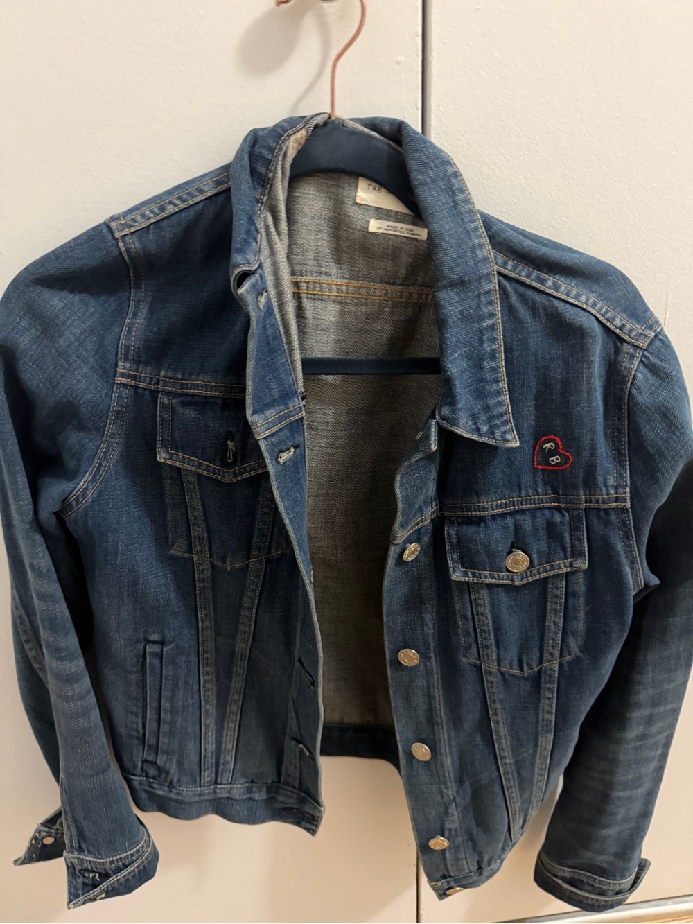 Women’s rag and bone Blue Denim Jacket - Classic Style